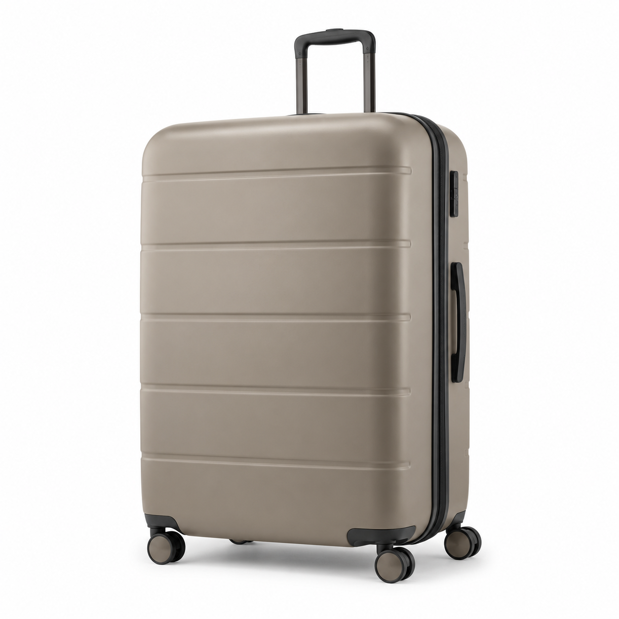 The Large Checked Suitcase