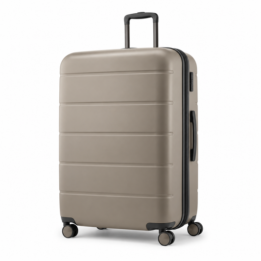 The Large Checked Suitcase