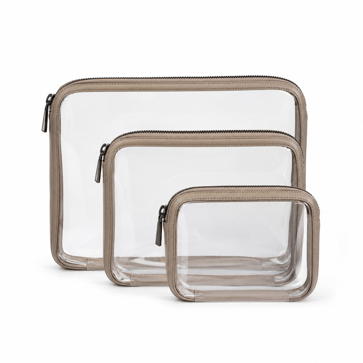 The Clear Travel Pouch Set